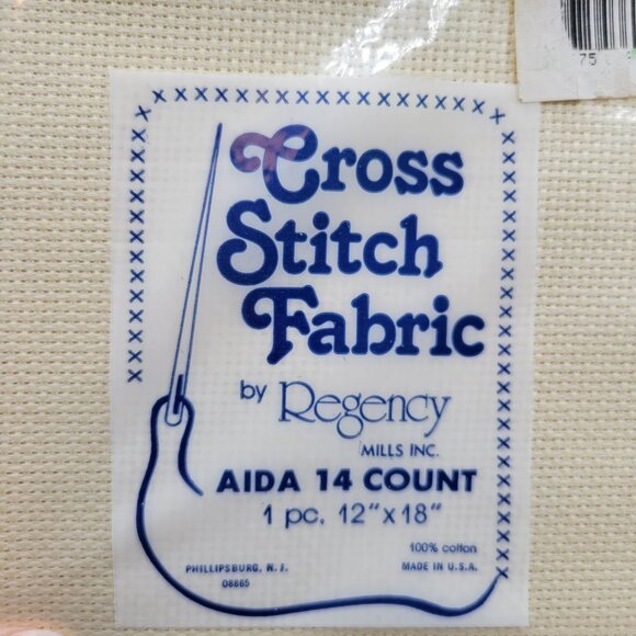 Aida 14 Count Lot of 8 Cross Stitch Fabric Cotton Asst Colors 12 x 18 Each - Picture 6 of 9